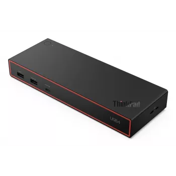 Lenovo ThinkPad USB4 Dock 5000 juhtmega Thunderbolt 4 must