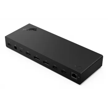Lenovo ThinkPad USB4 Dock 5000 juhtmega Thunderbolt 4 must