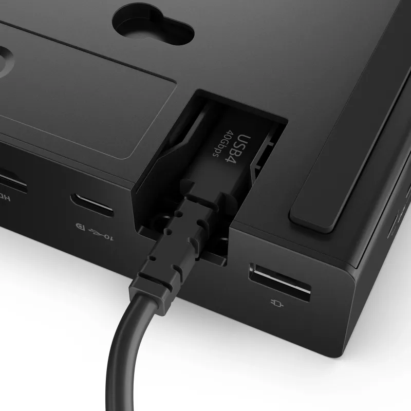 Lenovo ThinkPad USB4 Dock 5000 juhtmega Thunderbolt 4 must