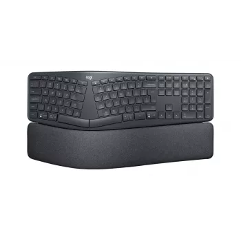 LOGITECH Ergo K860 - Juhtmeta poolitatud klaviatuur Äri Graphite Qwerty US Int'l
