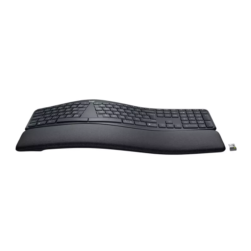 LOGITECH Ergo K860 - Juhtmeta poolitatud klaviatuur Äri Graphite Qwerty US Int'l