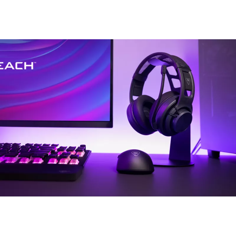 Turtle Beach Atlas Air juhtmevaba avatud seljaga personaalarvuti mängupeakomplekt 24-bitise kõrgtruudusega heli, ringhäälingu klassi mikrofon, ujuv kõrvaklapp, mäluvahtpolstrid ja Bluetooth personaalarvutile