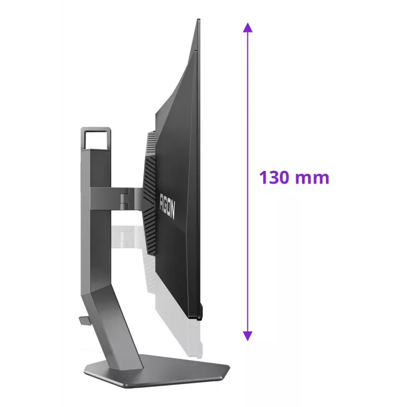 AOC AGON PRO AG276QKD2 arvutimonitor 67,3 cm (26,5 tolli) 2560 x 1440 pikslit Quad HD QD-OLED must, hall