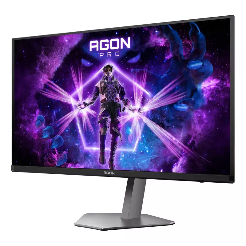 AOC AGON PRO AG276QKD2 arvutimonitor 67,3 cm (26,5 tolli) 2560 x 1440 pikslit Quad HD QD-OLED must, hall