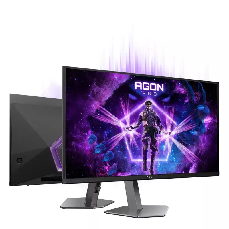AOC AGON PRO AG276QKD2 arvutimonitor 67,3 cm (26,5 tolli) 2560 x 1440 pikslit Quad HD QD-OLED must, hall