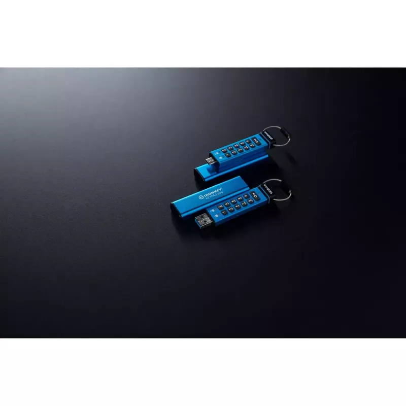 Kingston Technology IronKey 256GB USB-C klahvistikuga 200C, FIPS 140-3 tase 3, AES-256