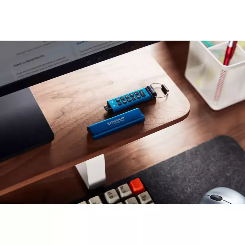 Kingston Technology IronKey 256GB USB-C klahvistikuga 200C, FIPS 140-3 tase 3, AES-256