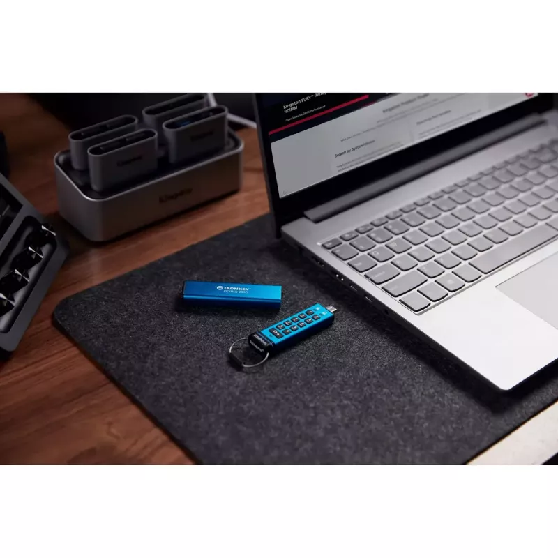 Kingston Technology IronKey 256GB USB-C klahvistikuga 200C, FIPS 140-3 tase 3, AES-256