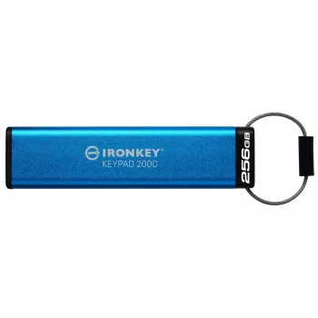 Kingston Technology IronKey 256GB USB-C klahvistikuga 200C, FIPS 140-3 tase 3, AES-256