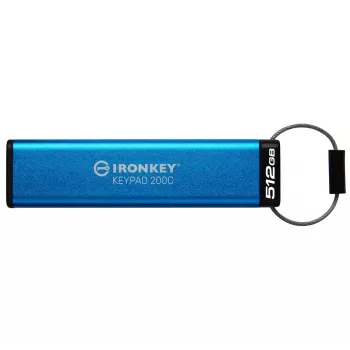 Kingston Technology IronKey 512GB USB-C klahvistikuga 200C, FIPS 140-3 tase 3, AES-256