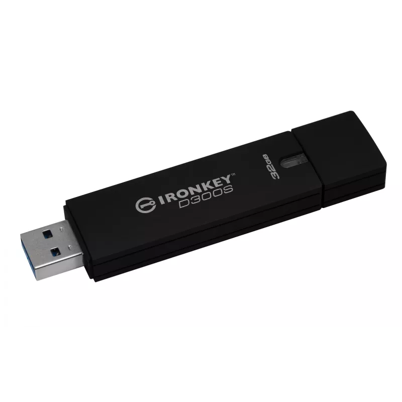 Kingston Technology IronKey 32GB D300S AES 256 XTS krüptitud USB-mälupulk
