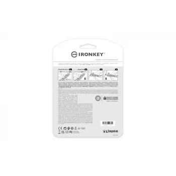 Kingston Technology IronKey 256GB Keypad 200, FIPS 140-3 Level 3 AES-256 krüpteeritud