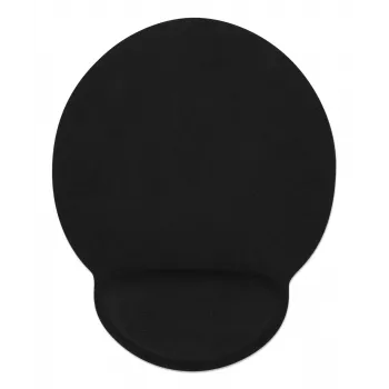 Manhattani randmegeeli tugipadi ja hiirematt, must, 241 × 203 × 40 mm, libisemiskindel alus, eluaegne garantii, jaemüügipakend