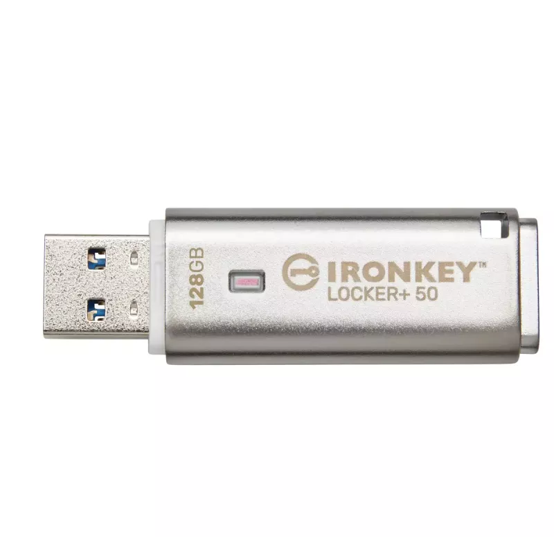 Kingston Technology IronKey 128GB IKLP50 AES USB, 256-bitise krüptimisega