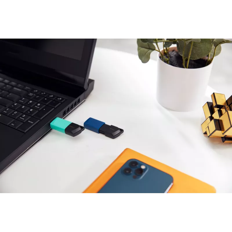 Kingston Technology DataTraveler 64GB USB3.2 Gen 1 Exodia M (must + sinine) – 2 tk
