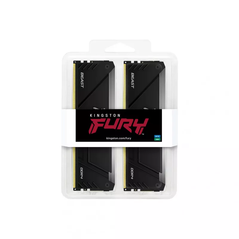 Kingston Technology FURY Beast 16GB 3200MT/s DDR4 CL16 DIMM (2 tk komplekt) RGB