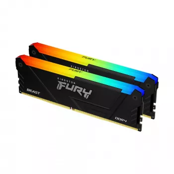 Kingston Technology FURY Beast 16GB 3600MT/s DDR4 CL17 DIMM (2 komplekti) RGB