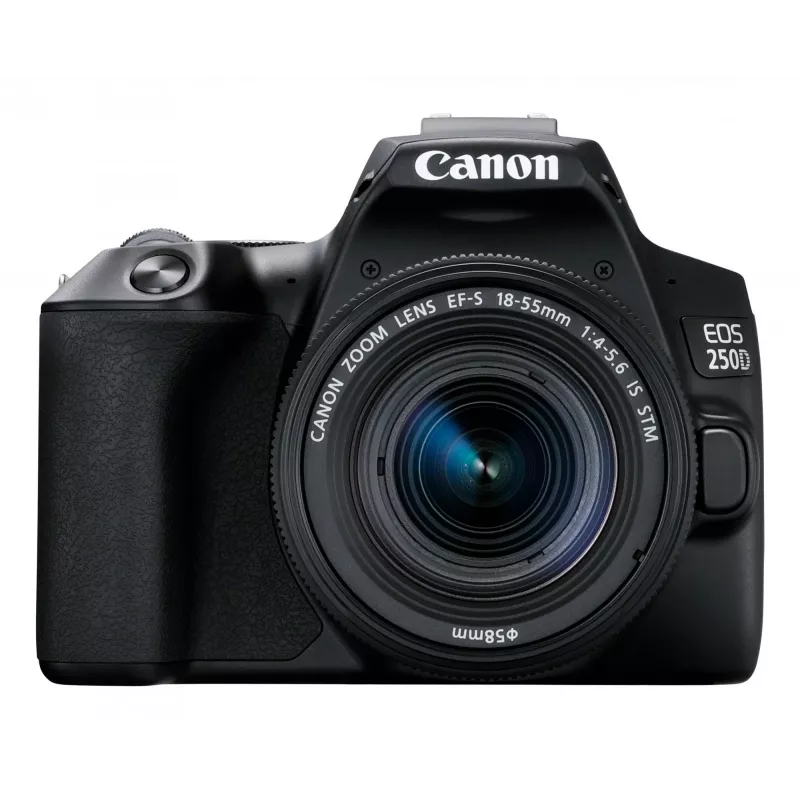 Canon EOS 250D+EF-S 18-55mm peegelkaamera komplekt 24,1 MP CMOS 6000 x 4000 pikslit must