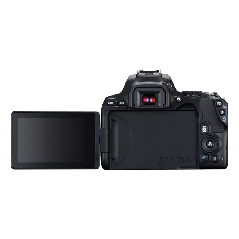 Canon EOS 250D+EF-S 18-55mm peegelkaamera komplekt 24,1 MP CMOS 6000 x 4000 pikslit must