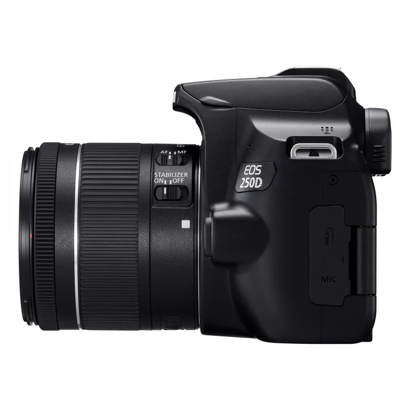 Canon EOS 250D+EF-S 18-55mm peegelkaamera komplekt 24,1 MP CMOS 6000 x 4000 pikslit must