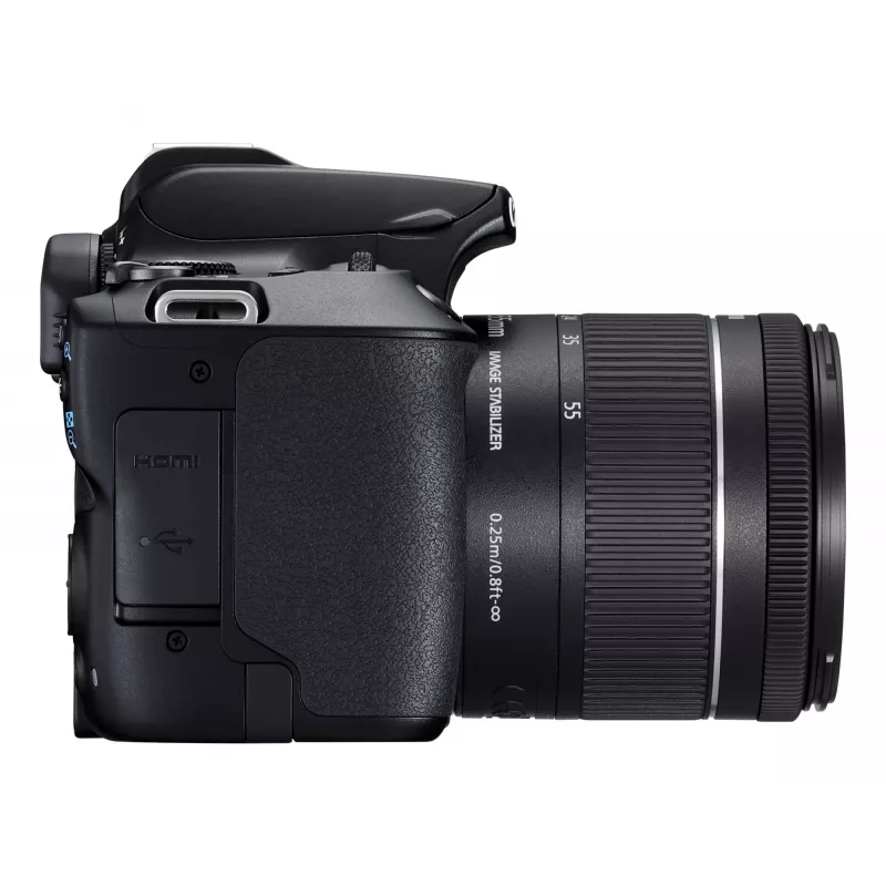 Canon EOS 250D+EF-S 18-55mm peegelkaamera komplekt 24,1 MP CMOS 6000 x 4000 pikslit must