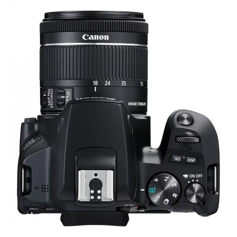 Canon EOS 250D+EF-S 18-55mm peegelkaamera komplekt 24,1 MP CMOS 6000 x 4000 pikslit must