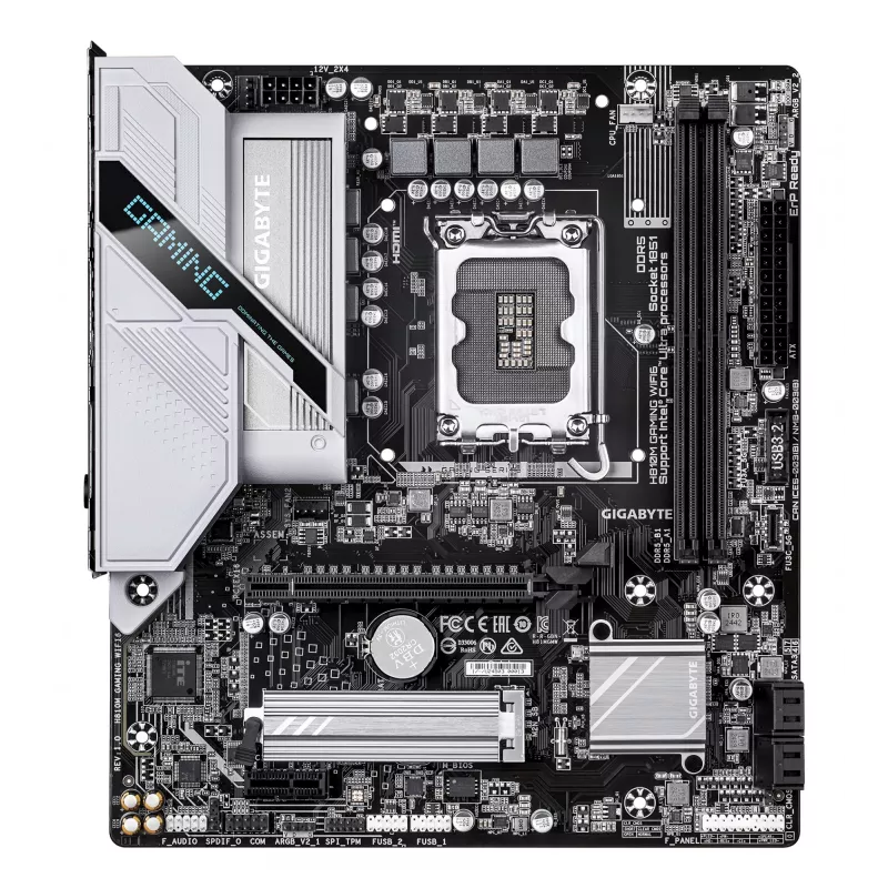 Emaplaat GIGABYTE H810M GAMING WIFI6, Intel Core Ultra, LGA 1851, Micro ATX