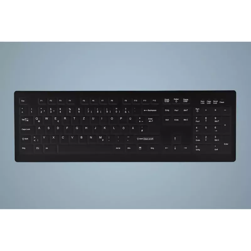 Contour Design Active Key AK-C8100 klaviatuur Meditsiiniline RF juhtmevaba QWERTZ saksa must