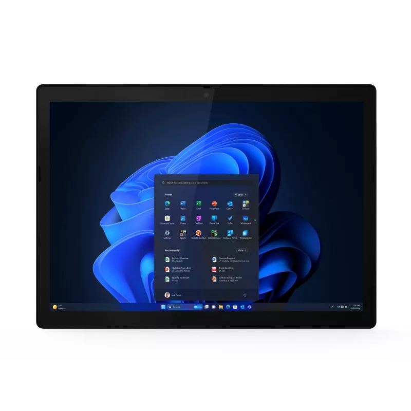 Lenovo ThinkPad X12 Detachable Gen 2 Intel Core Ultra 5 134U hübriid (2-ühes) 31,2 cm (12,3 tolli) puuteekraan Full HD+ 16 GB LPDDR5x-SDRAM 512 GB SSD Wi-Fi 6E (802.11ax) Windows 11 Pro saksa must