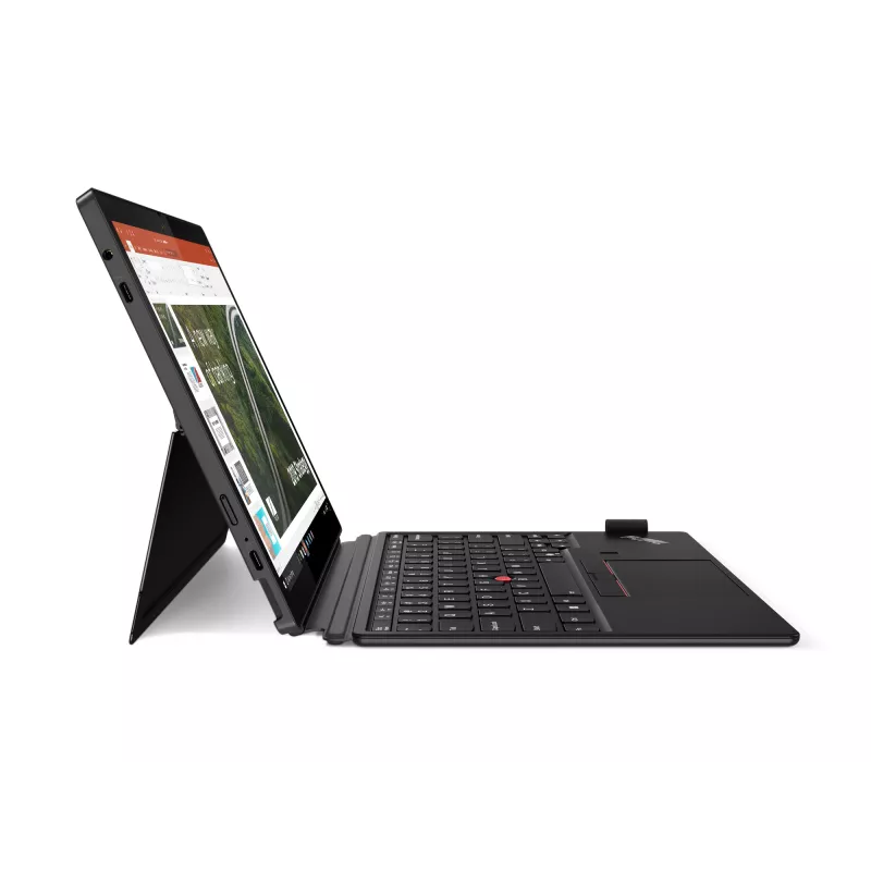 Lenovo ThinkPad X12 Detachable Gen 2 Intel Core Ultra 5 134U hübriid (2-ühes) 31,2 cm (12,3 tolli) puuteekraan Full HD+ 16 GB LPDDR5x-SDRAM 512 GB SSD Wi-Fi 6E (802.11ax) Windows 11 Pro saksa must