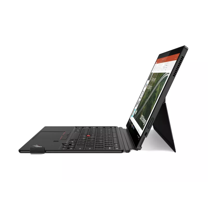 Lenovo ThinkPad X12 Detachable Gen 2 Intel Core Ultra 5 134U hübriid (2-ühes) 31,2 cm (12,3 tolli) puuteekraan Full HD+ 16 GB LPDDR5x-SDRAM 512 GB SSD Wi-Fi 6E (802.11ax) Windows 11 Pro saksa must