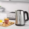 Braun PurShine WK102AI-WK1500BK elektriline veekeetja 1,7 L 2200 W Must, Roostevaba teras