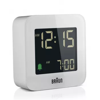 Braun BC08 digitaalne äratuskell valge