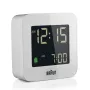 Braun BC08 digitaalne äratuskell valge