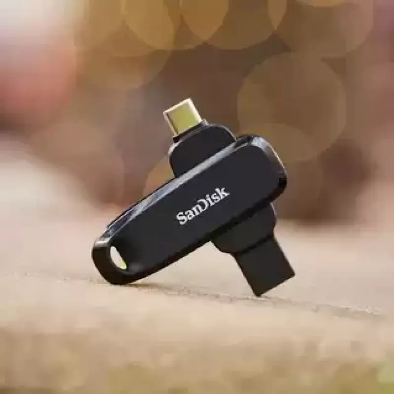 WESTERN DIGITAL SanDisk Phone Drive for Android - 256GB USB-mälupulk - USB-C/A 3.2 Gen 1 - Must