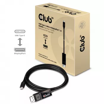 CLUB3D USB USB-C kaabel DP 1.4 8K60Hz M/M 1,8m