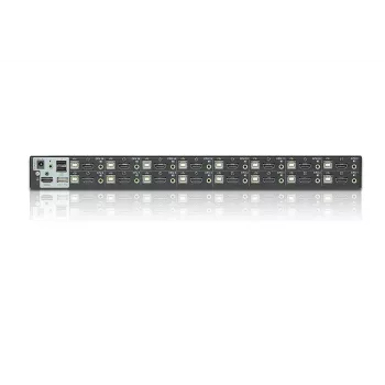 ATEN 16-pordiline USB-HDMI KVM-lüliti USB välisseadme pordiga, 1920 x 1200 pikslit, WUXGA, 8,66 W, must