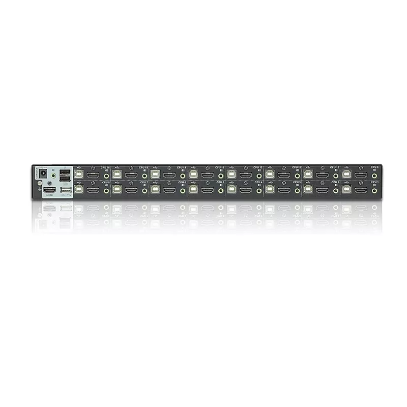 ATEN 16-pordiline USB-HDMI KVM-lüliti USB välisseadme pordiga, 1920 x 1200 pikslit, WUXGA, 8,66 W, must