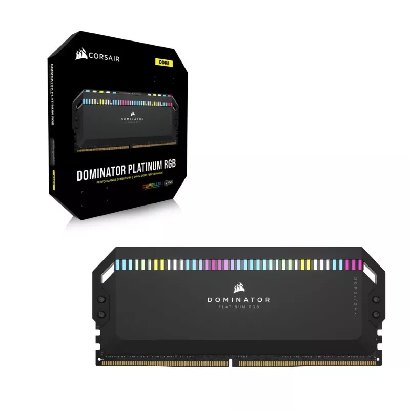 CORSAIR Memory 32GB DDR5 (2x16gb) Dram 6000mt/s CL30 AMD Expo & Intel Xmp mälukomplekt Vengeance RGB