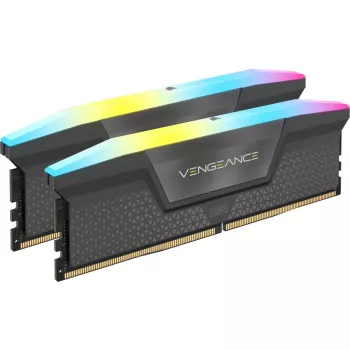 DIMM 64 GB DDR5-6000 (2x 32 GB) Dual-Kit, Arbeitsspeicher grau, CMH64GX5M2B6000Z30, Vengeance RGB, INTEL XMP, AMD EXPO