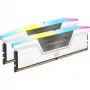 CORSAIR mälu 32GB DDR5 (2x16GB) DRAM 6400MT/s CL36 mälukomplekt Vengeance RGB valge