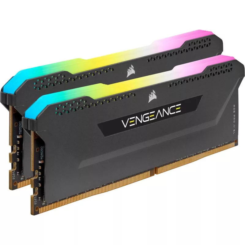 CORSAIR Memory 32GB DDR4 3200MHz C16 (2x16gb) Vengeance RGB Pro Must