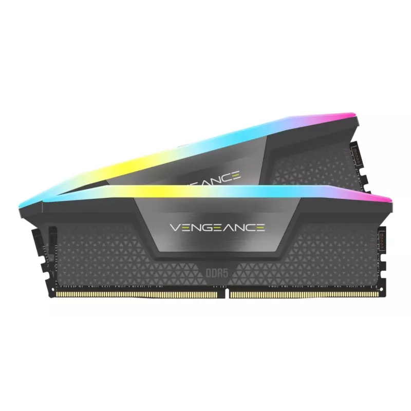 CORSAIR Memory 64GB (2x32gb) DDR5 Dram 5200mt/s CL40 AMD Expo & Intel Xmp Memory Kit Vengeance RGB
