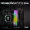 DIMM 128 GB DDR5-5600 (4x 32 GB) Quad-Kit, Arbeitsspeicher schwarz, CMH128GX5M4B5600C40, Vengeance RGB, INTEL XMP