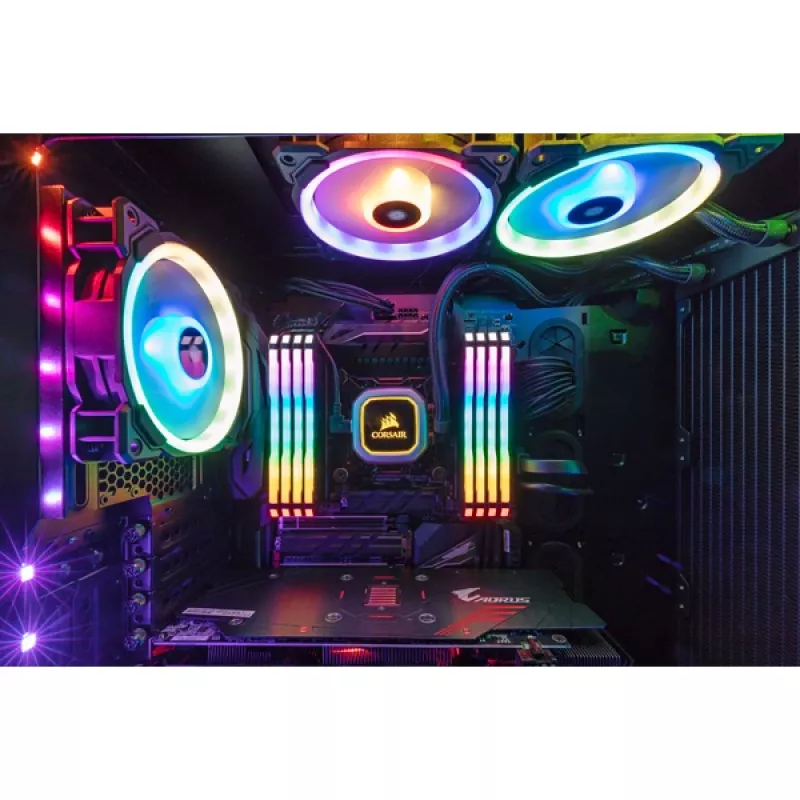 Corsair Vengeance RGB PRO 16 GB (2x8 GB) DDR4-2933 CL16 mälukomplekt, must