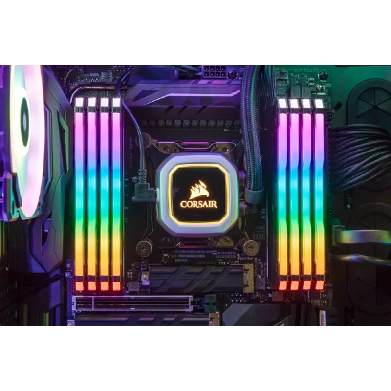Corsair Vengeance RGB PRO 16 GB (2x8 GB) DDR4-2933 CL16 mälukomplekt, must