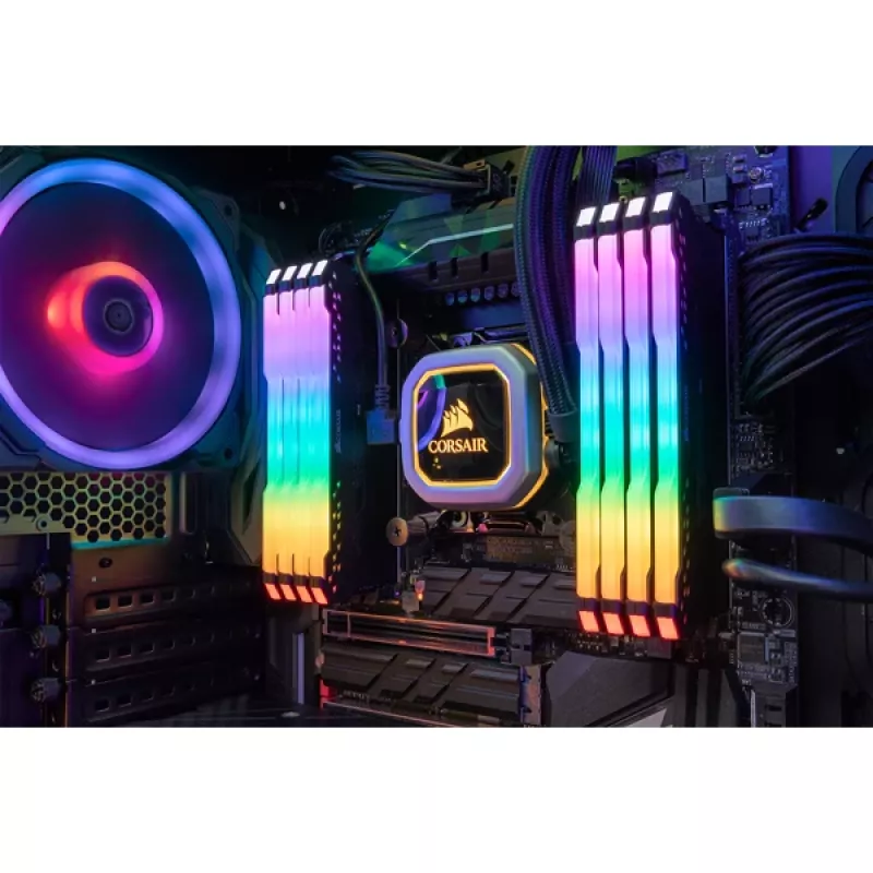 Corsair Vengeance RGB PRO 16 GB (2x8 GB) DDR4-2933 CL16 mälukomplekt, must