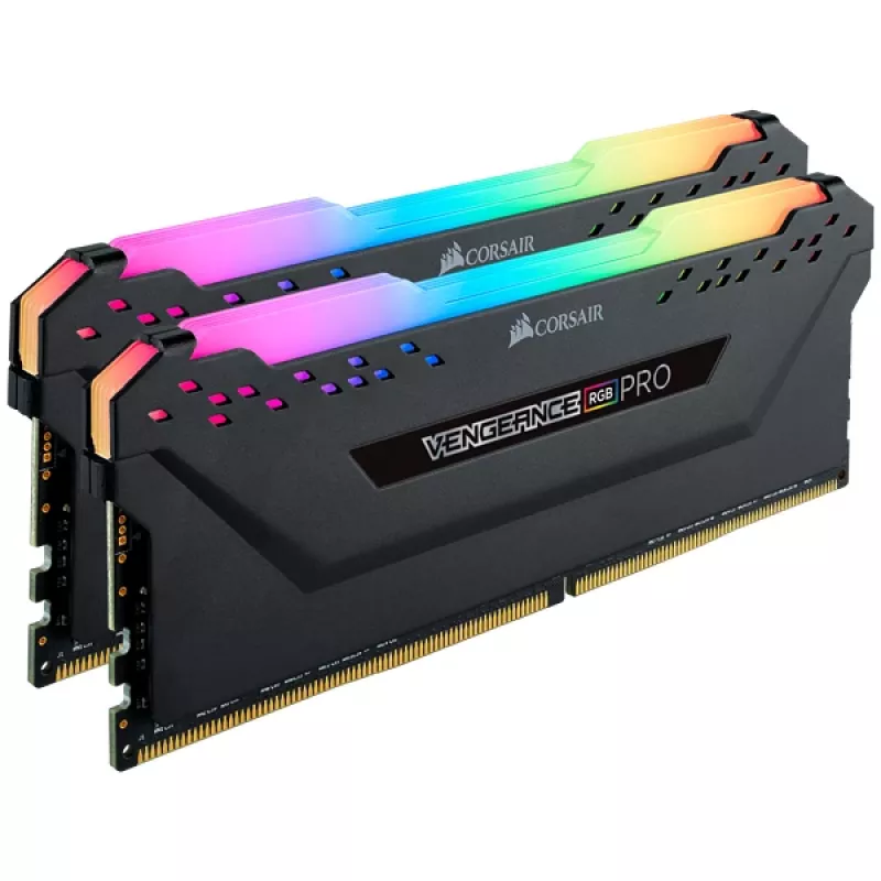 Corsair Vengeance RGB PRO 16 GB (2x8 GB) DDR4-2933 CL16 mälukomplekt, must