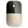 HP Z3700 Gold juhtmeta hiir, kahekäeline, optiline, RF-juhtmeta, 1200 DPI, kuldne