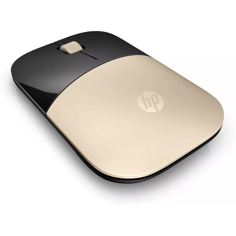 HP Z3700 Gold juhtmeta hiir, kahekäeline, optiline, RF-juhtmeta, 1200 DPI, kuldne